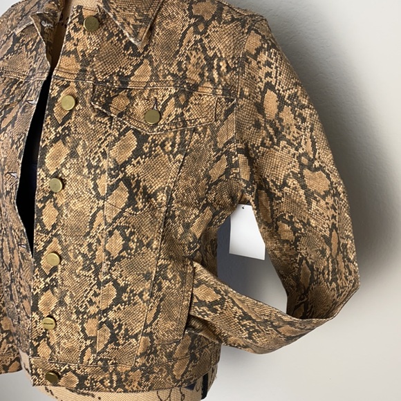 FRAME Python Trucker Jacket - Picture 2 of 7